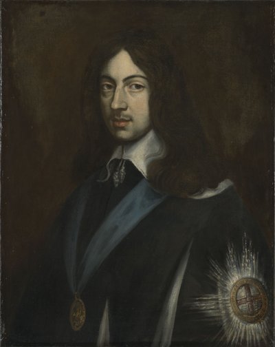 Portrait of King Charles II of England, Scotland and Ireland (1630-1685) by Jan van den Hoecke